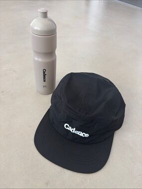 New Cadence Lightweight Performance Running / Cycling Cap & Squeeze Bottle